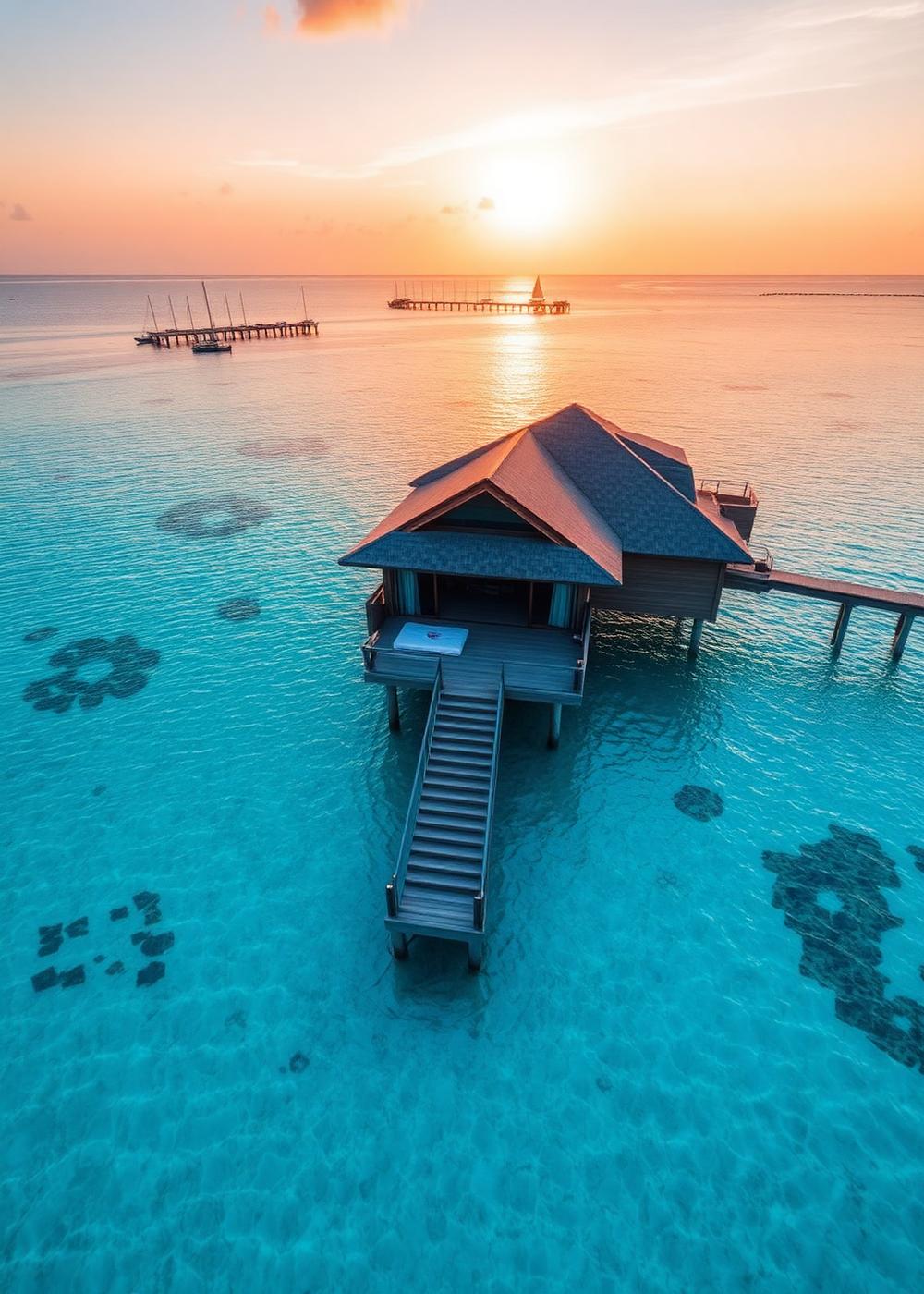 Overwater villa