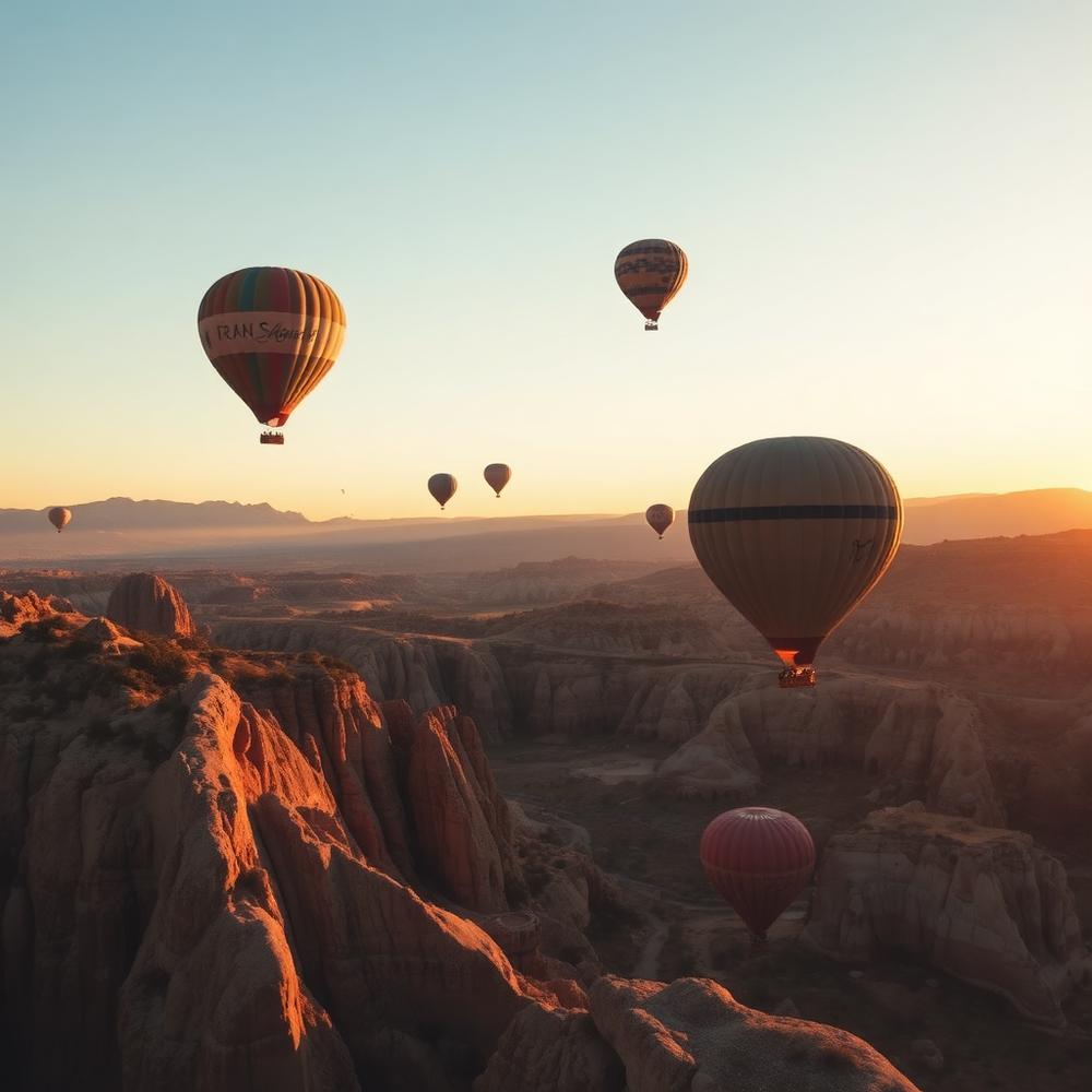 Hot air balloons